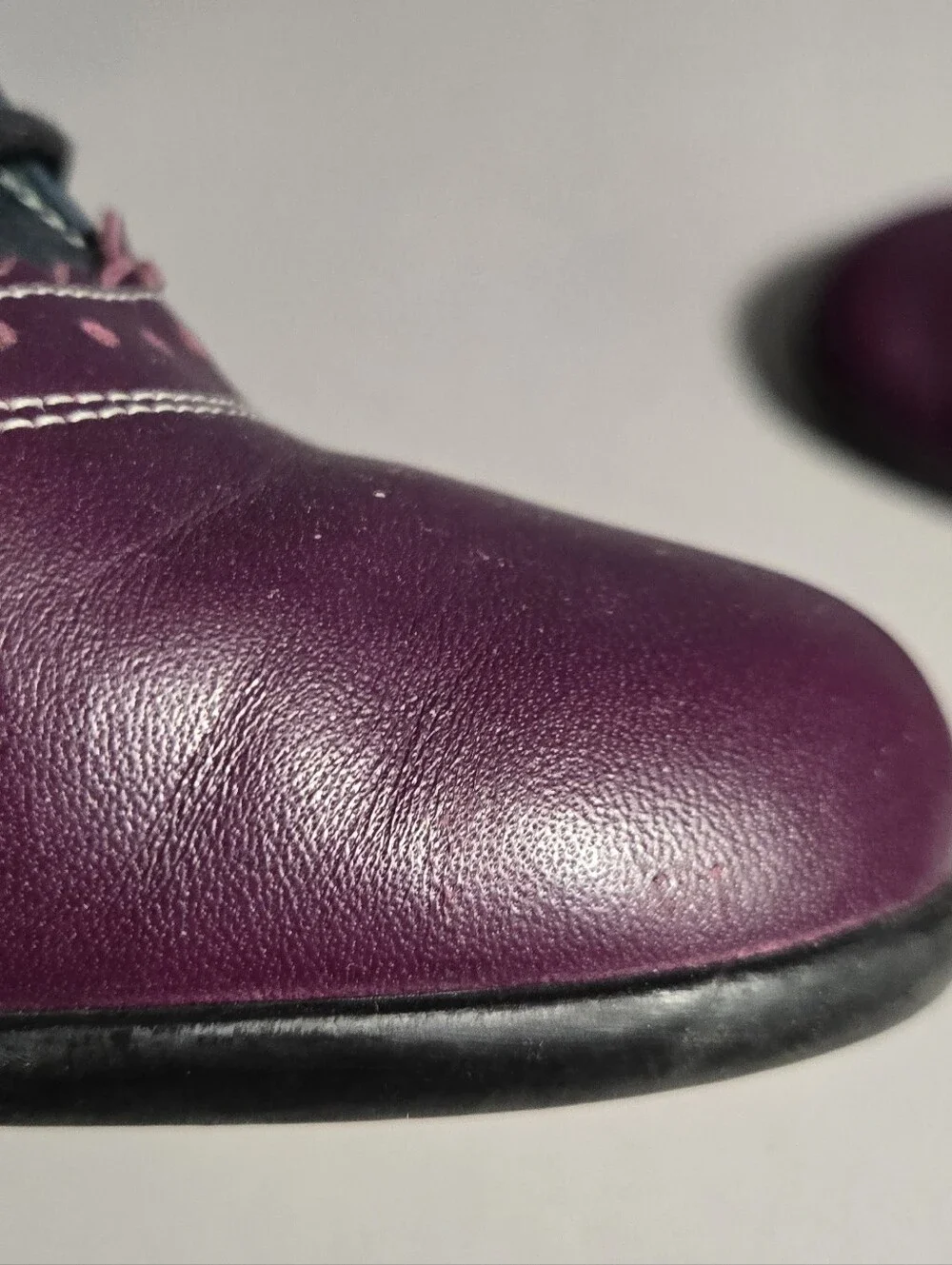 Fluevog Fellowship Erika: Purple & Navy 6.5